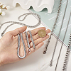6Pcs 6 Styles Stainless Steel Cable & Snake & Rope & Box Chain Necklaces Set for Men Women NJEW-TA0001-14-7