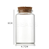 Glass Bottle CON-WH0085-73D-1