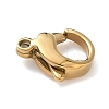 304 Stainless Steel Lobster Claw Clasps Ion Plating(IP) LS-STAS-P423-06G-2