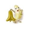 Golden Alloy Enamel Brooch JEWB-K018-32I-G-1