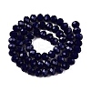 Opaque Solid Color Imitation Jade Glass Beads Strands EGLA-A044-P8mm-D07-3