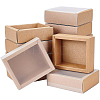Kraft Paper Jewelry Boxes CON-WH0068-65E-1