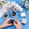 Square Cardboard Jewelry Boxes LS-CON-WH0092-46-3