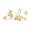 Brass Earrings Hooks KK-A181-VF421-3