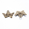 Tibetan Style Alloy Pendants TIBEP-EA8756YKG-AB-FF-2