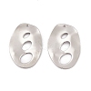 Non-Tarnish 304 Stainless Steel Pendants STAS-B031-11P-2