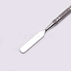 Stainless Steel Color Palette and Double Head Spoon Palette Spatulas Stick Rod MRMJ-WH0062-44P-2