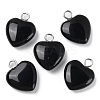Natural Obsidian Pendants G-E603-01P-04-1