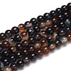 Natural Black Agate Beads Strands G-L555-04-4mm-1