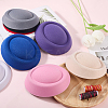 8Pcs 8 Colors Fabric Pillbox Stewardess Fascinator Hat Base for Millinery AJEW-GF0010-95-3