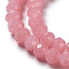 Baking Paint Imitation Jade Glass Bead Strands LS-DGLA-A034-J8MM-A3-4