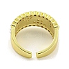 Brass Micro Pave Cubic Zirconia Cuff Rings RJEW-L113-002G-3