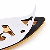 (Defective Closeout Sale: Scratched)Waterproof 3D Jesus Fish ABS Plastic Self Adhesive Stickers AJEW-XCP0002-02-3
