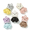 Spray Painted Alloy Enamel Pendants FIND-M033-33-1