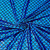 Sparkly Hologram Spandex Mermaid Printed Fish Scale Fabric DIY-WH0304-587A-1