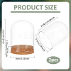 Glass Dome Cover DJEW-WH0043-64B-2