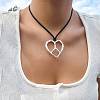 Alloy Pendant Necklaces LS-NJEW-K261-09E-AS-1