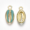Alloy Enamel Pendants PALLOY-T065-27-M-3