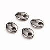 Tarnish Resistant 304 Stainless Steel Oval Links connectors STAS-I141-02P-1
