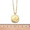 304 Stainless Steel Constellation Pendant Necklaces NJEW-K392-01G-03-5