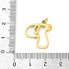 304 Stainless Steel Pendants LS-STAS-R137-01G-P-3