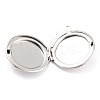 Non-Tarnish 316 Stainless Steel Locket Pendants STAS-L258-003P-3
