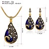 Alloy Rhinestone Jewelry Sets FS-WG746AE-03-2