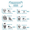 28Pcs 7 Styles Tibetan Style Alloy Beads TIBEB-TA0001-30-4