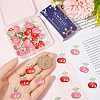40Pcs 2 Colors Light Gold Plated Alloy Enamel Pendants FIND-SC0013-20-3