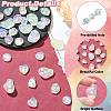 32Pcs 8 Styles UV Plating Opaque Acrylic Beads OACR-CJ0002-77-3