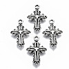 Tibetan Style Alloy Pendants X-TIBEP-N009-052AS-RS-1