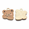 Alloy Enamel Pendants ENAM-T011-109B-NR-3