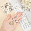 62Pcs DIY 304 Stainless Steel Pendant Making Kits DIY-UN0002-52P-2