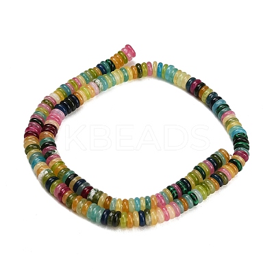 Dyed Natural White Jade Beads Strands GG-CBA47A4-C02-2X6MM-1