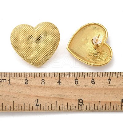304 Stainless Steel Stud Earrings EJEW-C137-01G-1