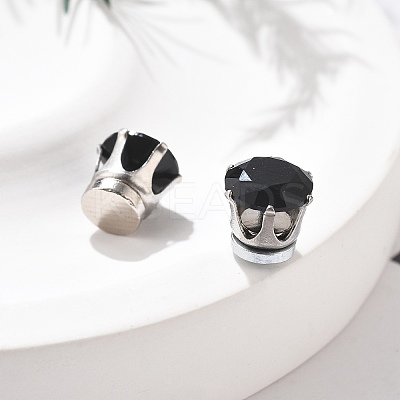 Cubic Zirconia Clip-on Earrings EJEW-L100-01P-03-1