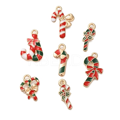 Christmas Theme Alloy Enamel Pendants FIND-M039-01F-1