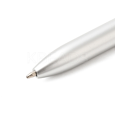 Raw Natural Obsidian Chip on Top Ball-Point Pen LS-AJEW-G063-01D-1