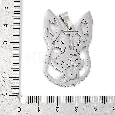 304 Stainless Steel Pendants STAS-R135-21P-1