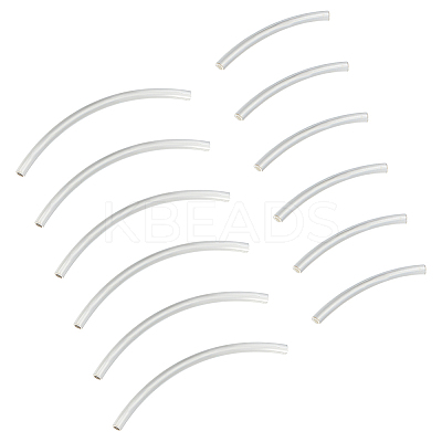 16Pcs Styles Tube 925 Sterling Silver Beads STER-GO0001-11-1