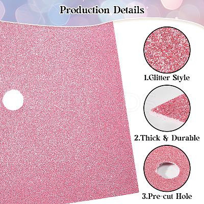 Square EVA Glitter Graduation Cap Topper Stickers DIY-WH20053-05E-1