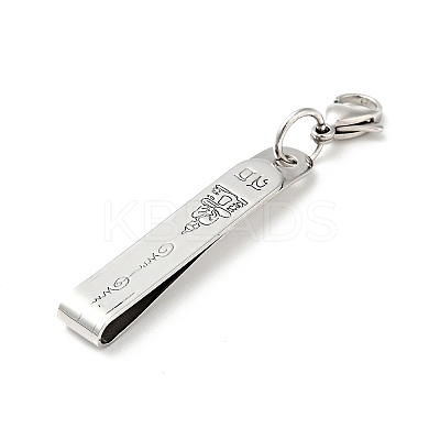 Tarnish Resistant 304 Stainless Steel Pendant Decorations LS-STAS-C056-11P-1