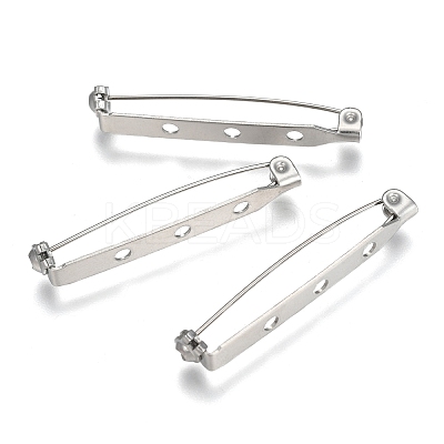 Tarnish Resistant 304 Stainless Steel Brooch Findings Sets LS-STAS-G137-52P-01-1