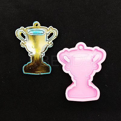Graduation Season Theme Silicone Keychain Pendant Molds AJEW-M221-04B-1