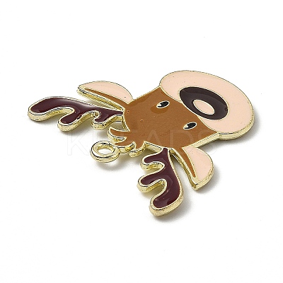 Alloy Enamel Pendants X-ENAM-Z001-08G-1