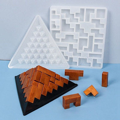 Pyramid Puzzle Silicone Molds LS-DIY-F110-01-1