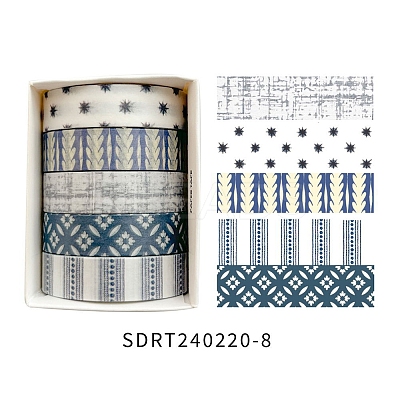 Washi Tape Cute Printed Patterns Decorative Tapes PW-WG093AB-10-1