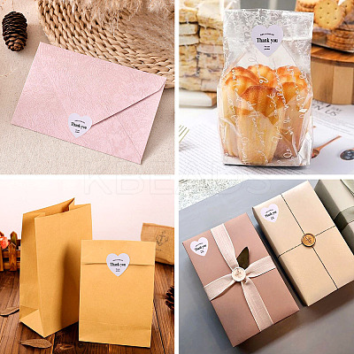2Roll Heart with Thank You Roll Stickers DIY-TA0013-58A-1
