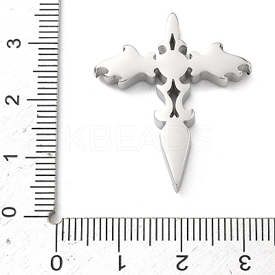 Easter 304 Stainless Steel Pendants STAS-G384-01H-P-1