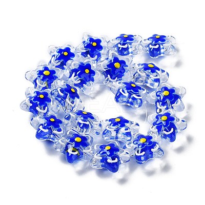 Transparent Glass Beads LAMP-H065-02F-1